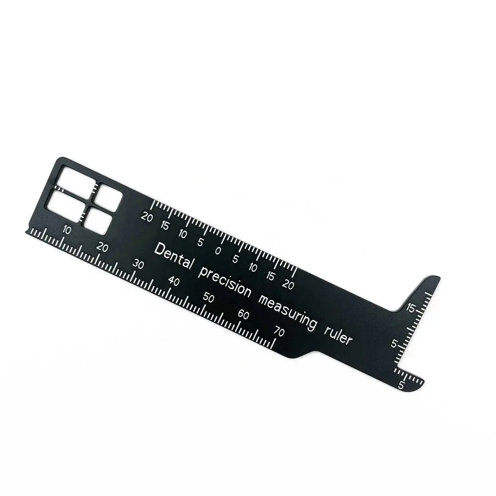 Dental Precision Measuring Ruler, Ferramenta Médica para Fotografia e Odontologia, Dental Fornecedor, 1Pc