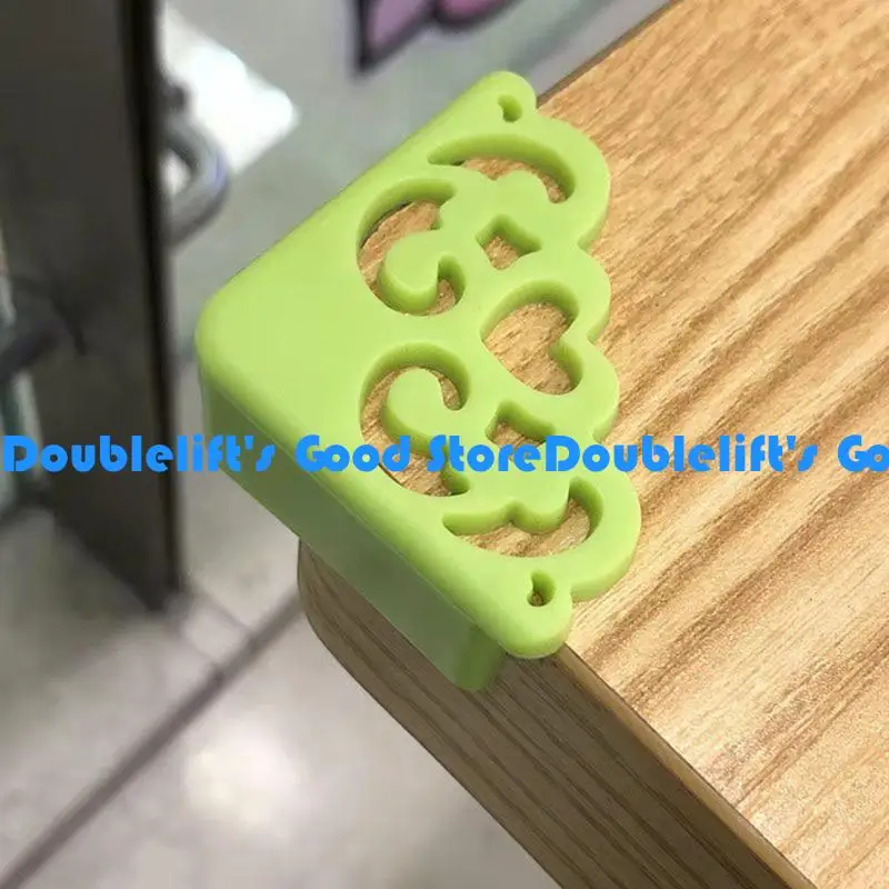 

652F 4 Pcs/set PVC Solid Color Right-angle Table Corner Protective Cover Anti-collision for for Babies Kids