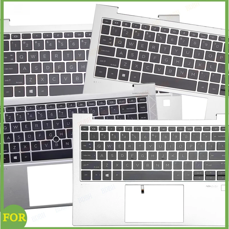 

Новая верхняя крышка корпуса для Elitebook 830 840 850 860 G7 G8 G9 G10 G11 с клавиатурой США и подсветкой, суппортной подставкой для рук, запчасти для компьютера