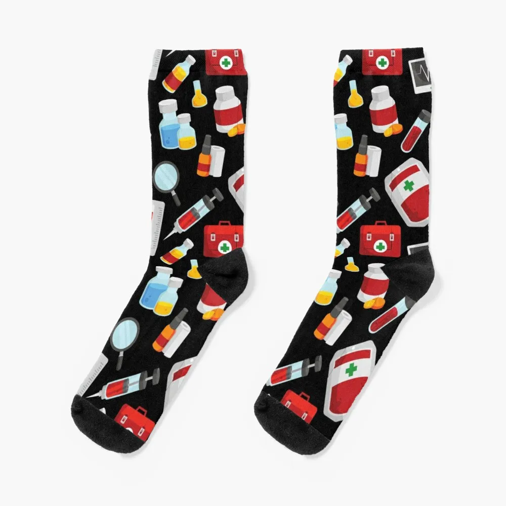 

Cascade of Pill bottles Socks Sport Socks