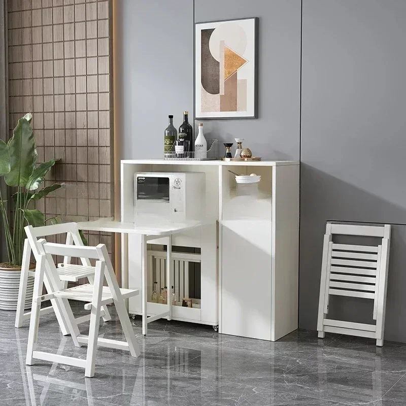 Mesas de Comedor plegables modernas, mesas de Comedor nórdicas para balcón, sala de estar, café, cocina, Mesa de Comedor de lujo, muebles para el hogar SR50DT