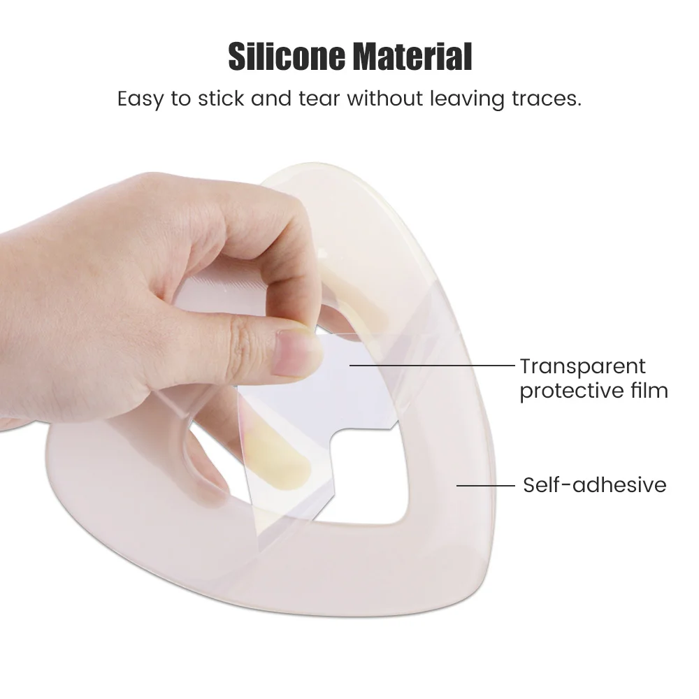 Universal Nasal Pads for CPAP Mask Clear Silicone Comfortable Reusable Mask Cushions for Sleep Apnea Therapy Avoiding Air Leaks