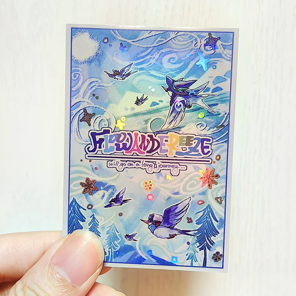 50Pcs/Set 63*90mm Anime Game YuGiOh YGO OCG Kawaii Flash Card Sleeve Floowandereeze Hobbies Collectibles Gift Toys