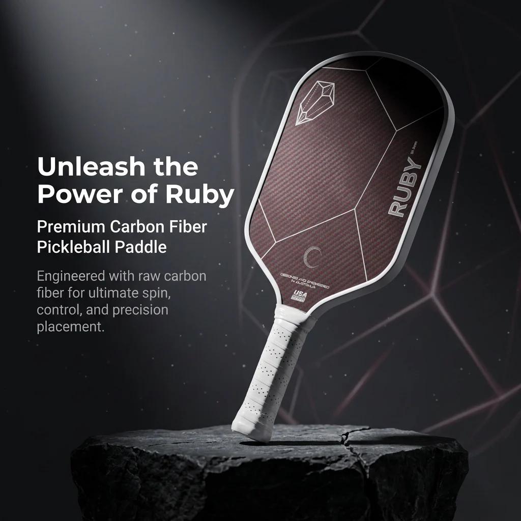 ruby-kevlar-carbon-fiber-pickleball-paddle-polymer-honeycomb-core-16mm-perfect-for-top-spin-slicing-balanced-power-control