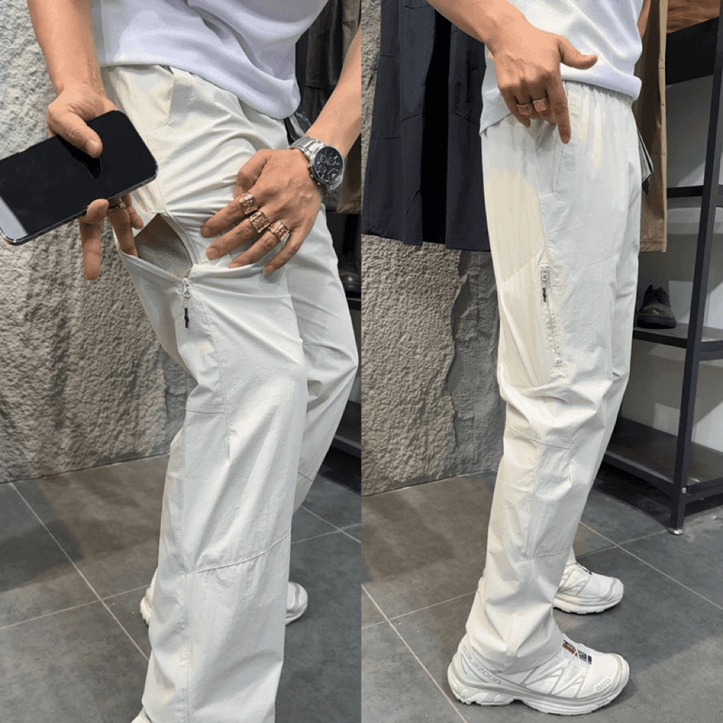 

PATERNO Высококачественные легкие прохладные дышащие ветрозащитные водонепроницаемые 3D индивидуальные повседневные мягкие брюки для мужчин на открытом воздухе