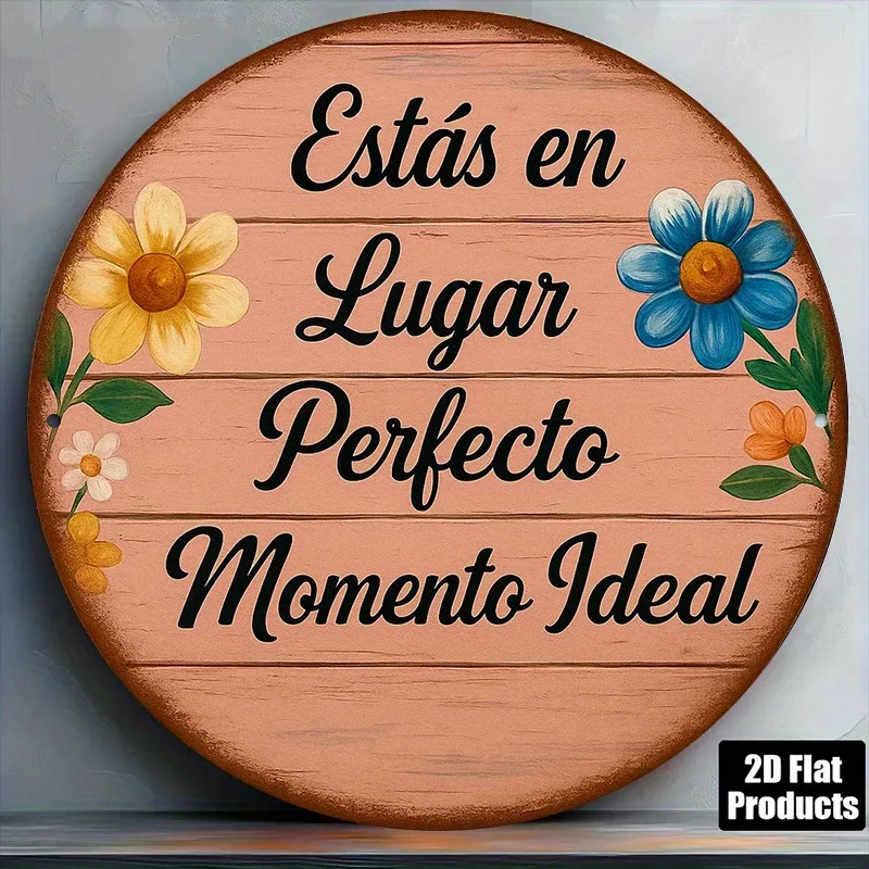 Round Aluminum Sign 