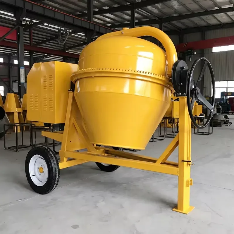 High Quality Portable Concrete Mixer Trailer Type Funnel Mixing Machine for Construction Site Cement Mortar Blending