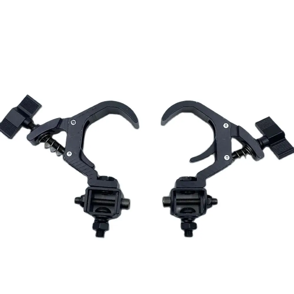 

2pcs/lot Mobile DJ Light Clamp Stage Aluminum Truss Clamps Moving Head Fast Lock Folding Hook Tube Tent Loading Speaker Machine