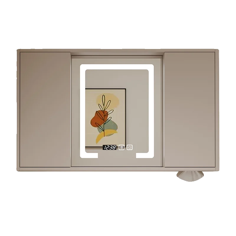 LED Backlit Bathroom Mirror Anti Fog Touch Sensor Dimmable IP44 Waterproof Wall Mounted Vanity Makeup Mirro Mirror Cabinet view 6