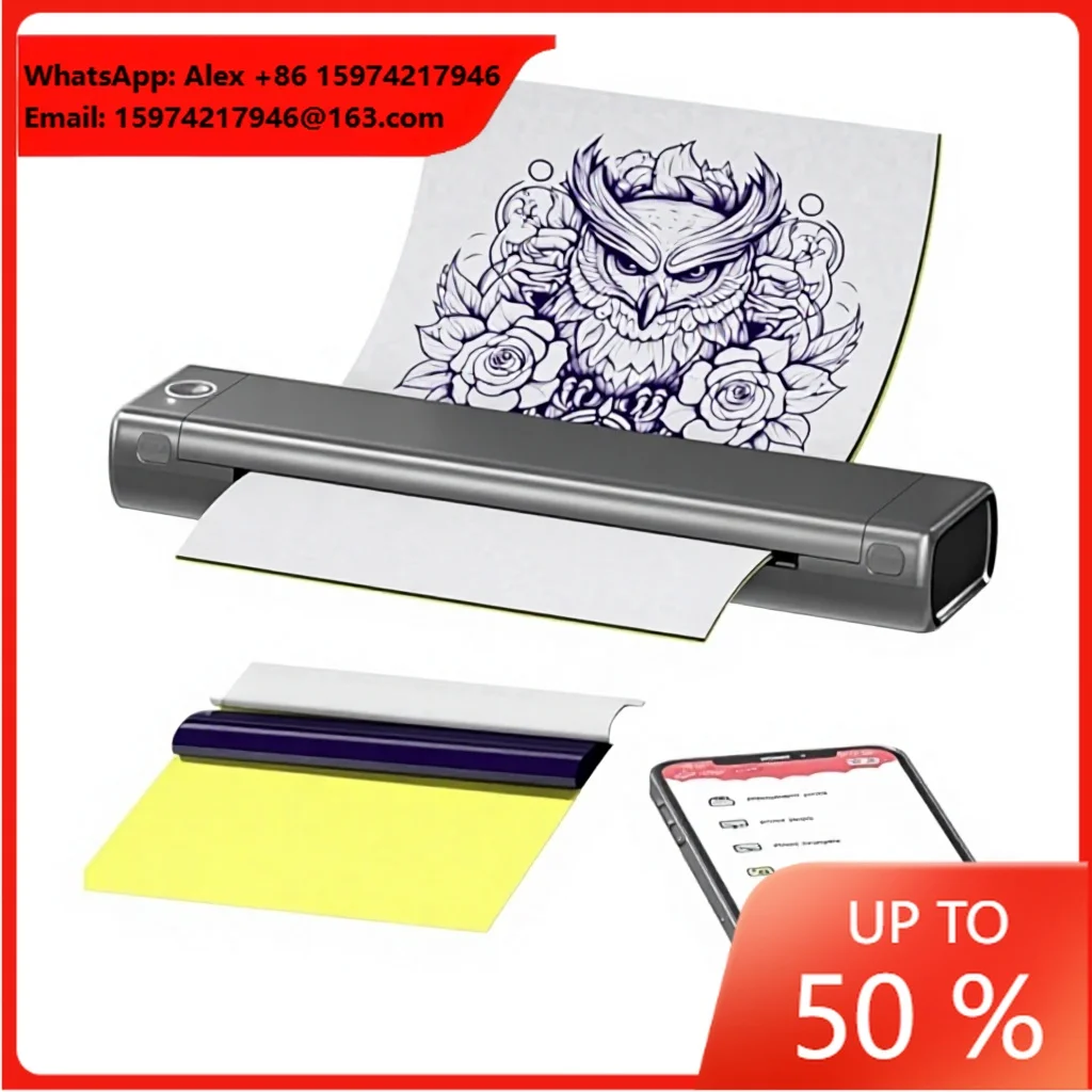 Wholesale For Phomemo A4 Thermal Printer Portable Copier Tattoo Stencil Machine Photo Printer With Stock Status