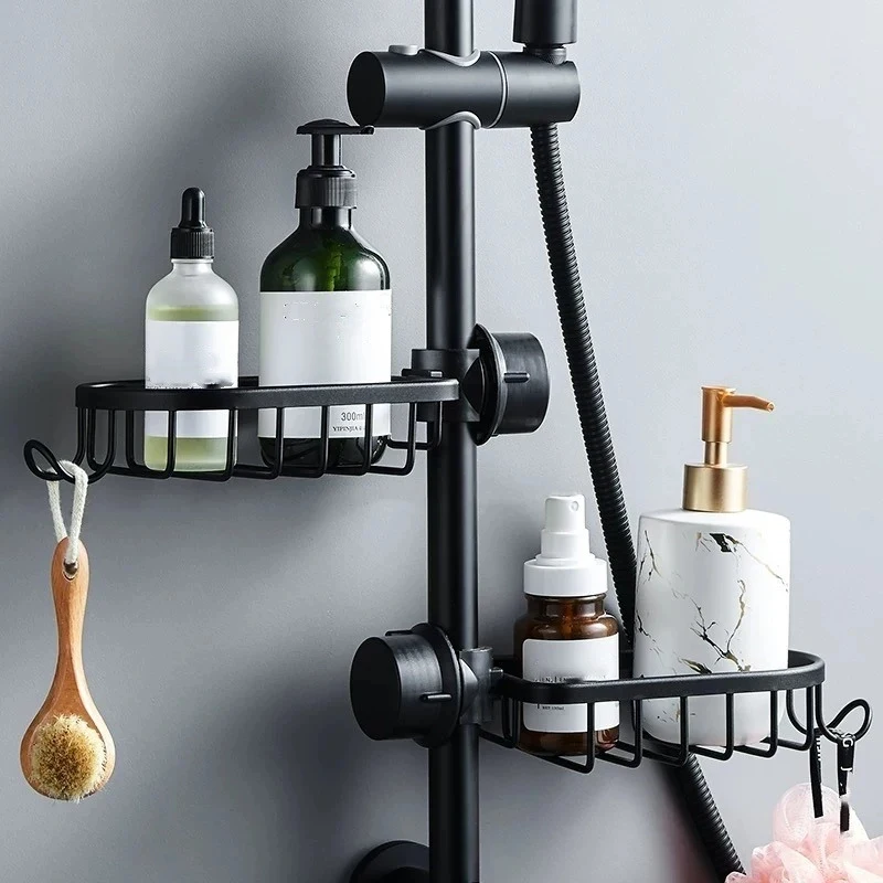 no-drill-aluminum-faucet-storage-rack-kitchen-sink-organizer-bathroom-shower-caddy-draining-shelf