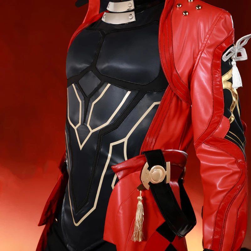 أزياء لعبة FGO X Honkai Star Rail Archer التأثيرية أزياء البقاء الليلية Emiya التأثيرية أحذية شعر مستعار لحفلات الهالوماس للبالغين والنساء والرجال #5
