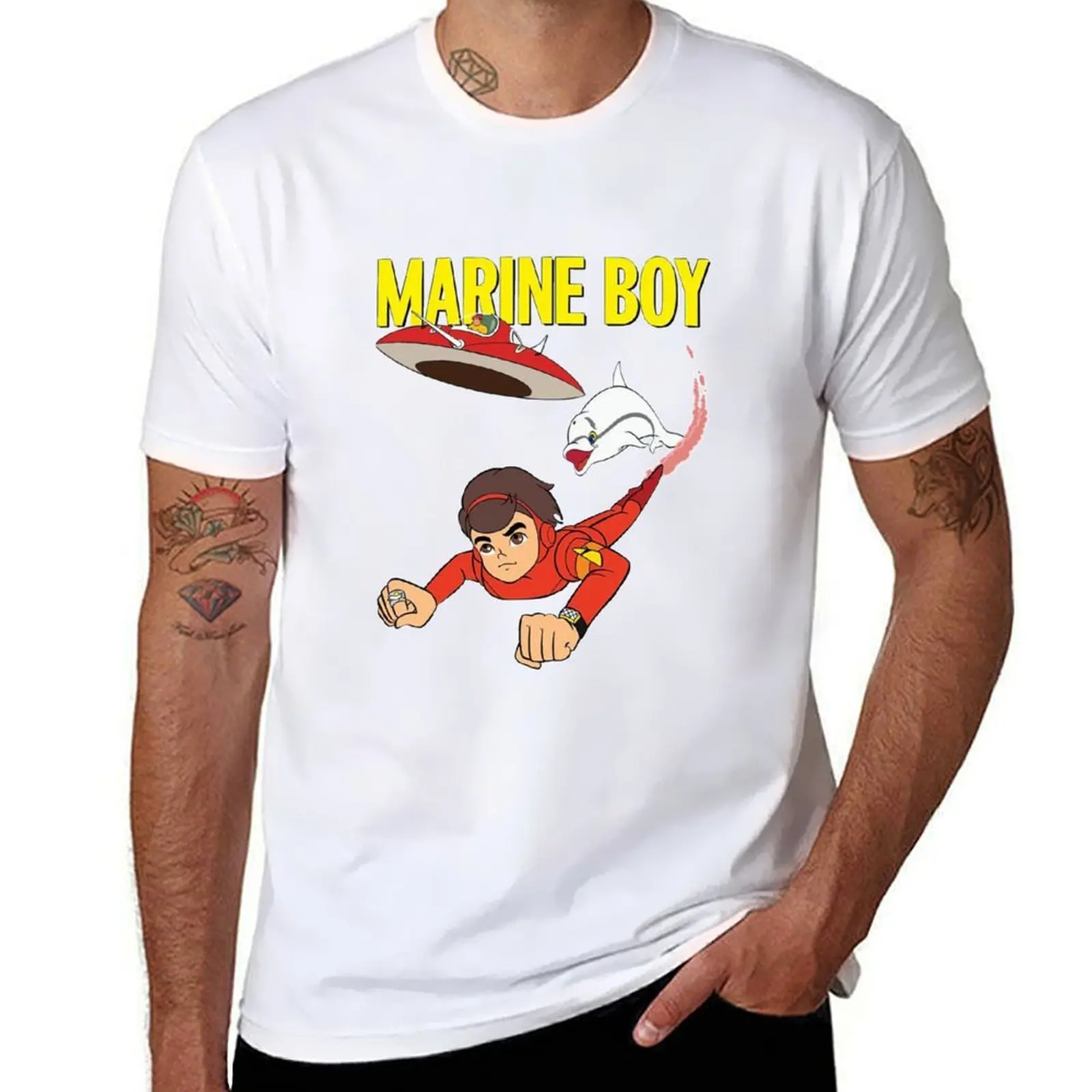 

Marine Boy - ограниченная серия, идеальный подарок, футболка, хлопковая футболка, мужская футболка, мужская дизайнерская футболка