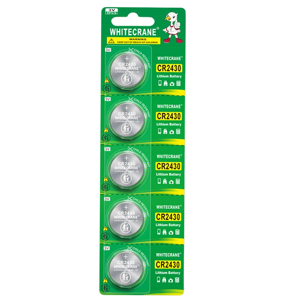 2-30PCS CR2430 3V Lithium Coin Battery DL2430 BR2430 Replacement Cell for Car Key Watch Remote Control Alarm Clock