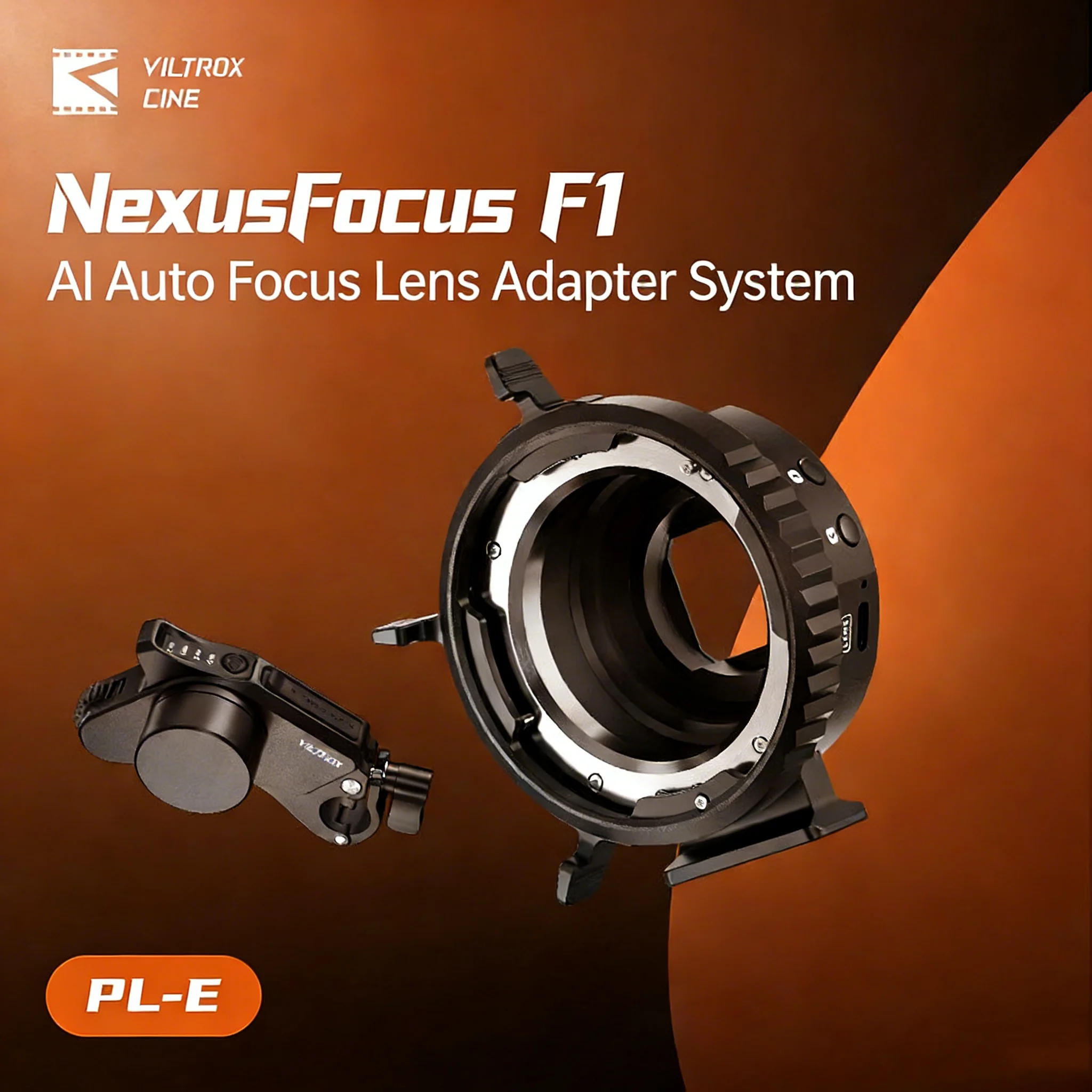 Viltrox NexusFocus F1 PL-E Autofocus Control System, Native AF for PL Manual Cine Lenses to E-Mount Cameras