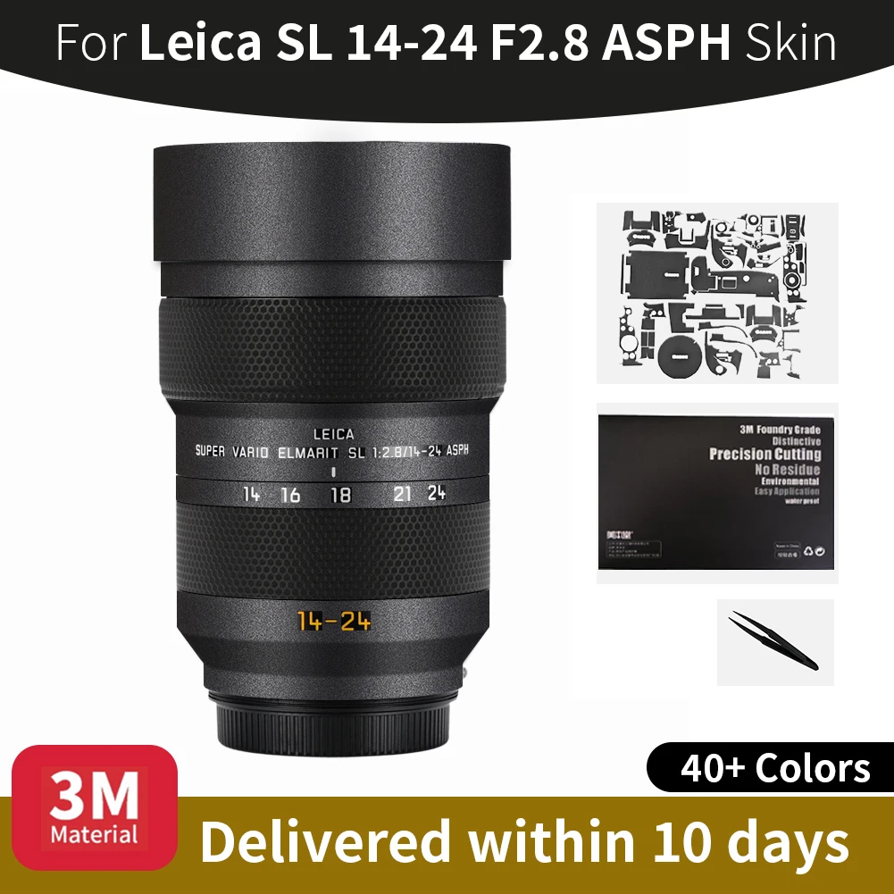 For Leica 14-24mm Skin, Leica SL 14-24nn F2.8 ASPH Lens Sticker,Scratch-resistant protective film, full coverage protection