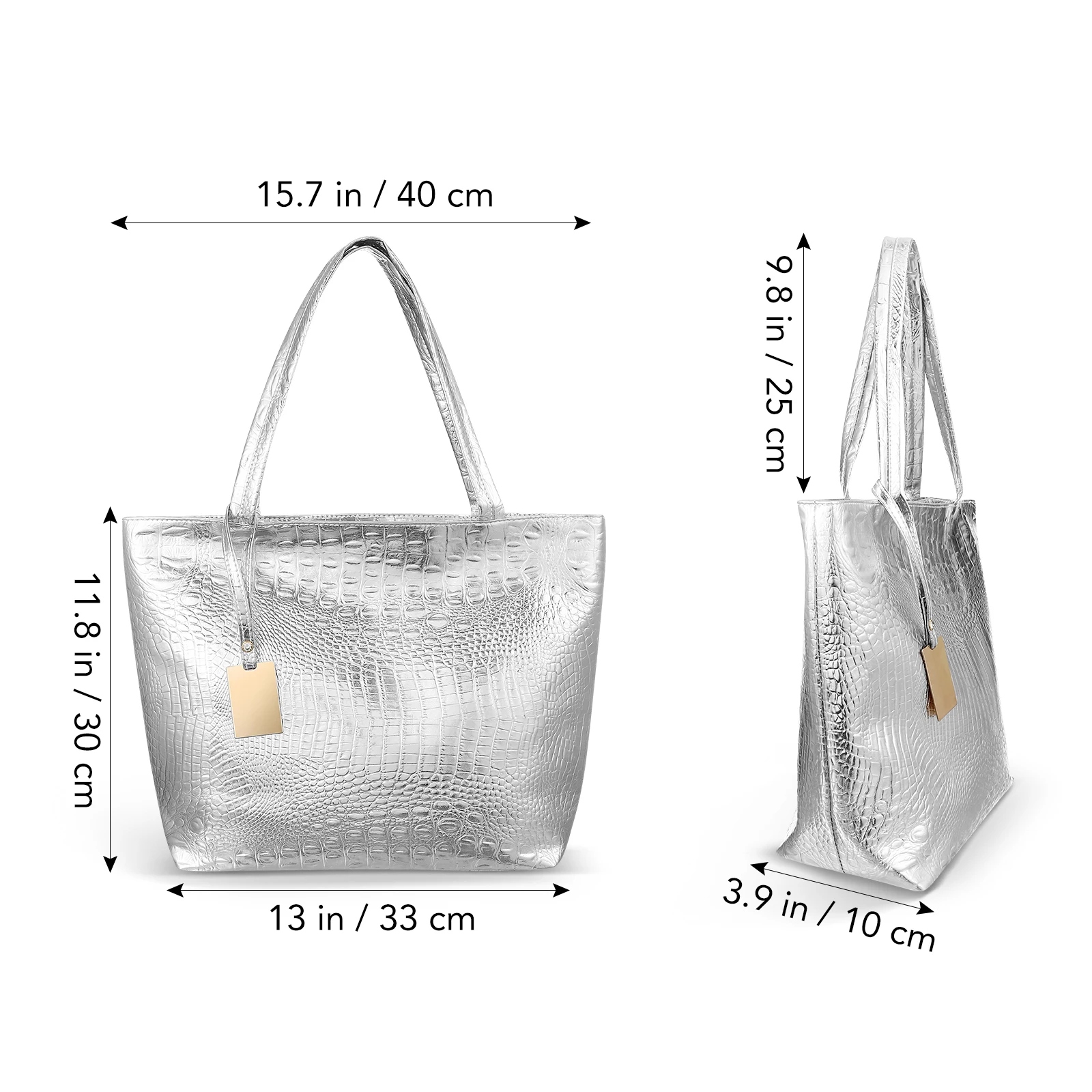 Print bag Large Capacity Tote Bag Large Capacity Bag Women Casual Shopping Travel PU