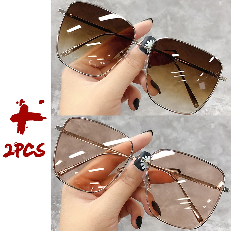 Sonnenbrille Frauen Luxus Platz Männer Fahren Reise Marke Design Gradienten Vintage Sonnenbrille Weibliche Unisex Retro Oculos Neue 2026 – Detail 21