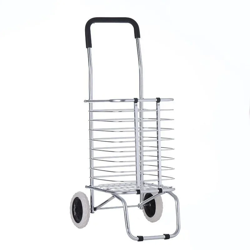 

Climbing shopping cart Small trolley Foldable trolley Pull trolley Small trailer Elderly shopping cart Household