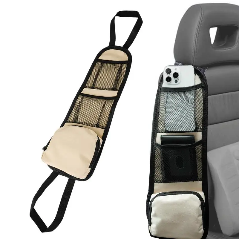 Side Seat Car Organizer Multi-Pocket Drink Holder Mesh Auto Styling Hung Side Seat Bag Automobiles Interior Accessories