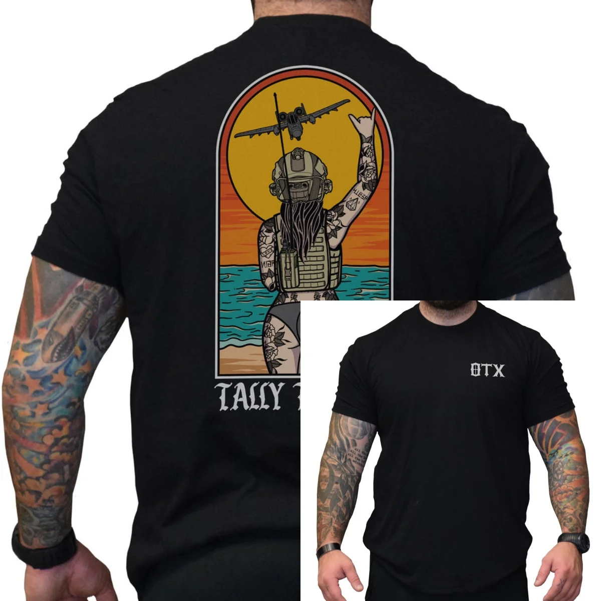 2026 Tally Target Tee Tactics Graphic Cotton Tees Printing High-end Luxury Unisex Style Both of Men and Women