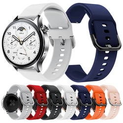 20mm 22mm Silicone Strap For Xiaomi Watch Watch S3 Sport Wristband Mi Watch 2 Pro/Color 2/S1 Active/S2 42 46mm Band Accessorie