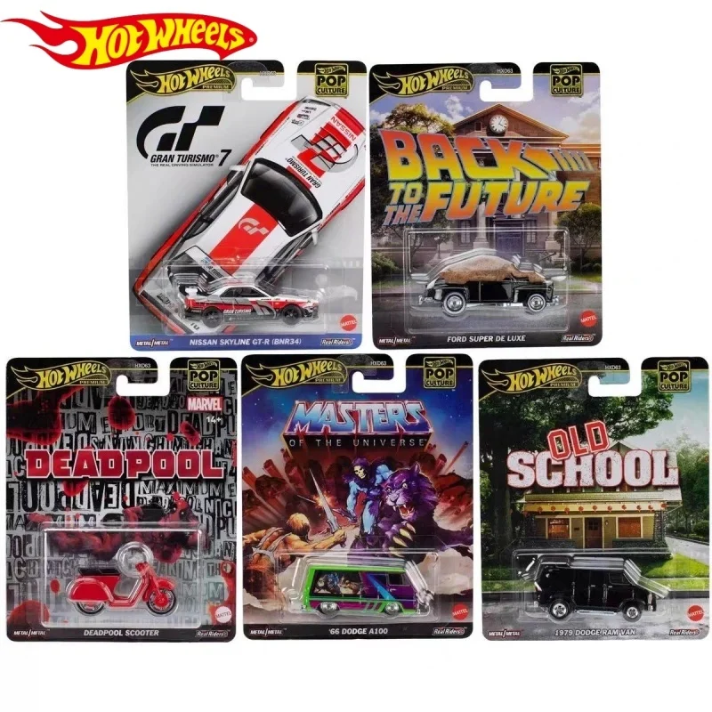

GenuineHot Wheels Pop Culture Nissan Gtr Autobahn Polizei HXD63 Cars 1:64 Collection Alloy Cars Model Boy Toys Die-Cast Car Gift