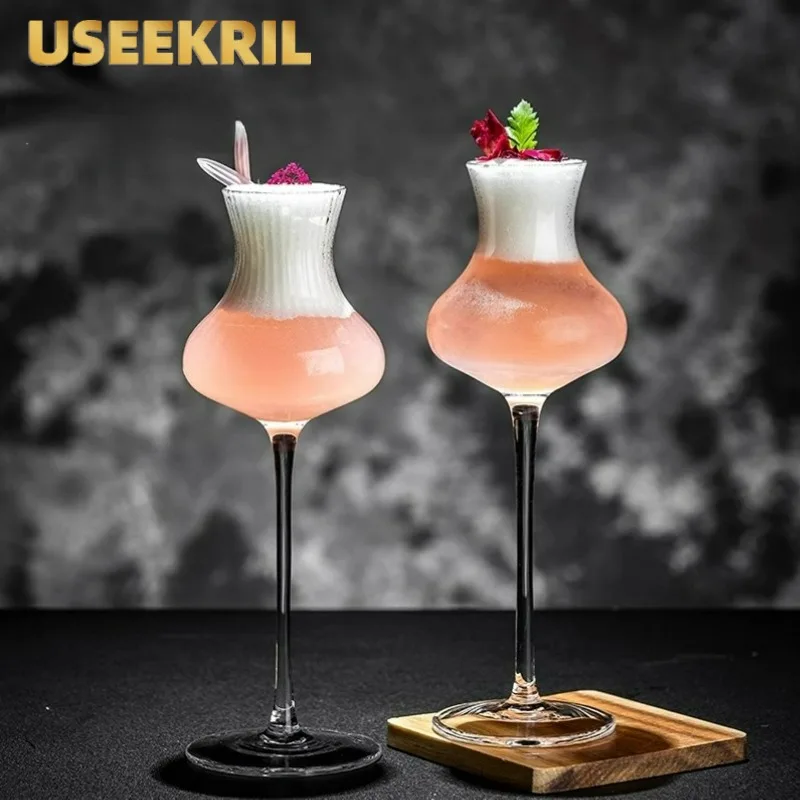 Waist Tulip Glasses Cup, Classic Whiskey Glass Cups, Professional Tasting Cup, Thin Cocktail Glasses Cups, Bar Kitchen Tools