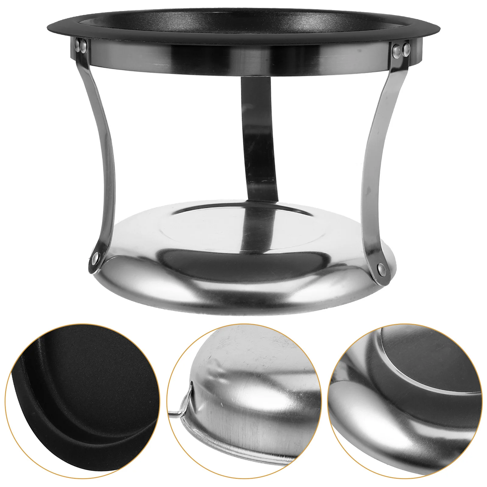 

1Set Stainless Steel Buffet Stove Heavy Duty Rack for Restaurant Catering Outdoor Grilled Stove Pan Chafing Dish