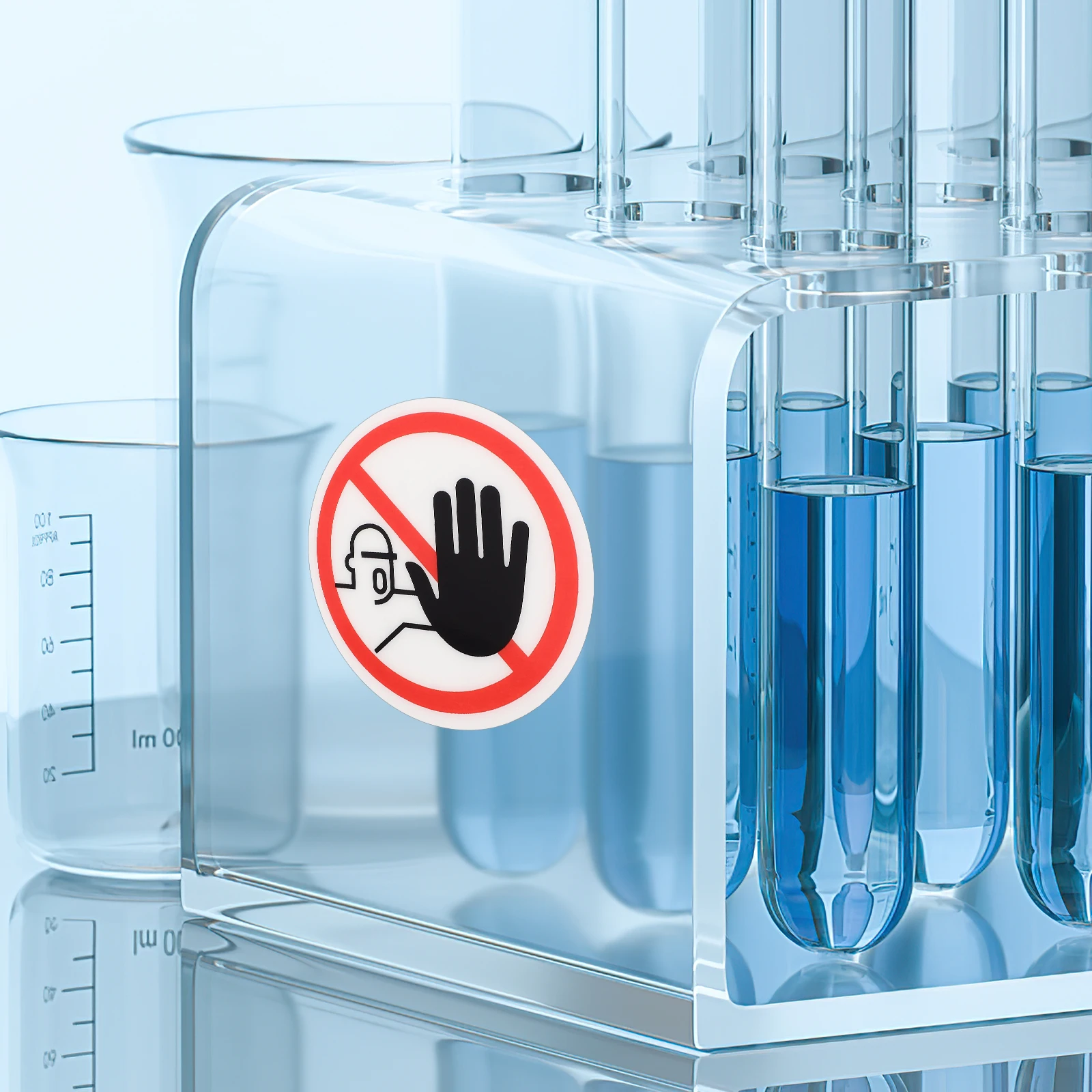 

2pcs Warning Safety Decals PVC Do Not Touch Stickers Security Yard Sign Caution Labels No Hand Machine Traffic Safety Signs