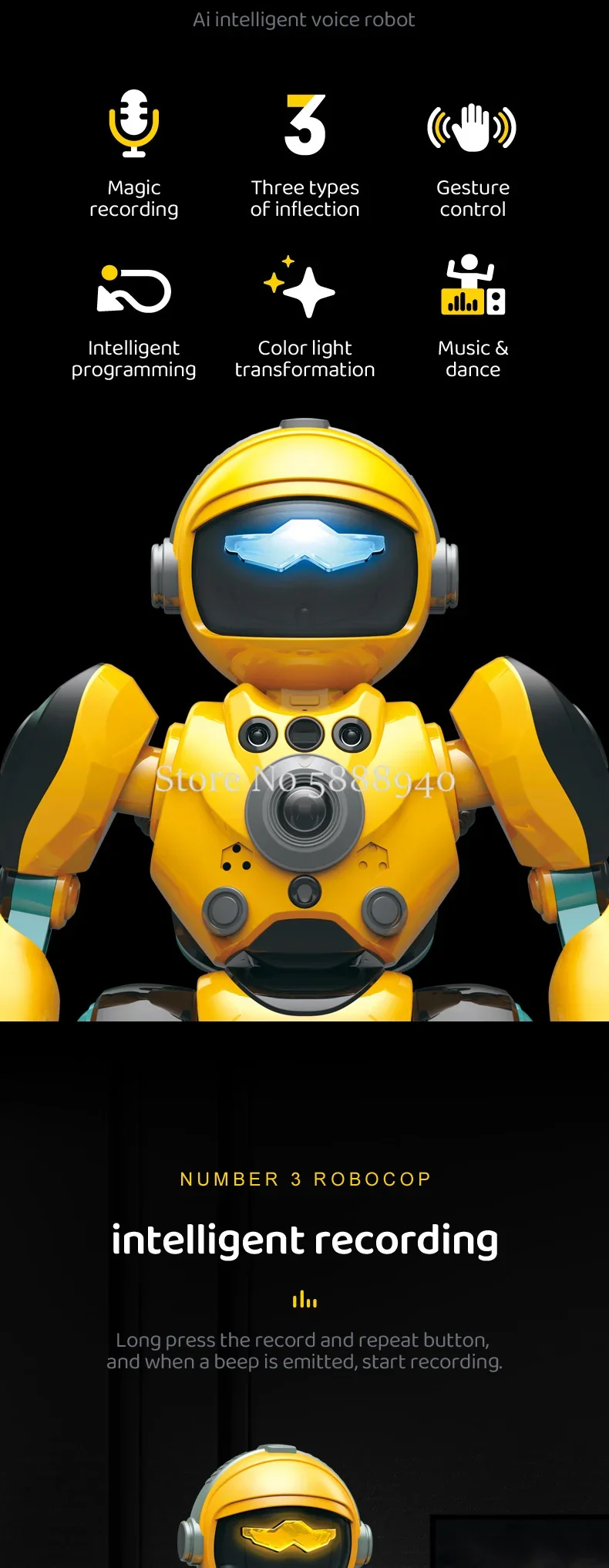 

Головоломка для раннего образования, беспроводной электрический робот с управлением, 2,4G, чувство жестов, умное программирование, режим повторения, световая музыка, радиоуправляемый робот