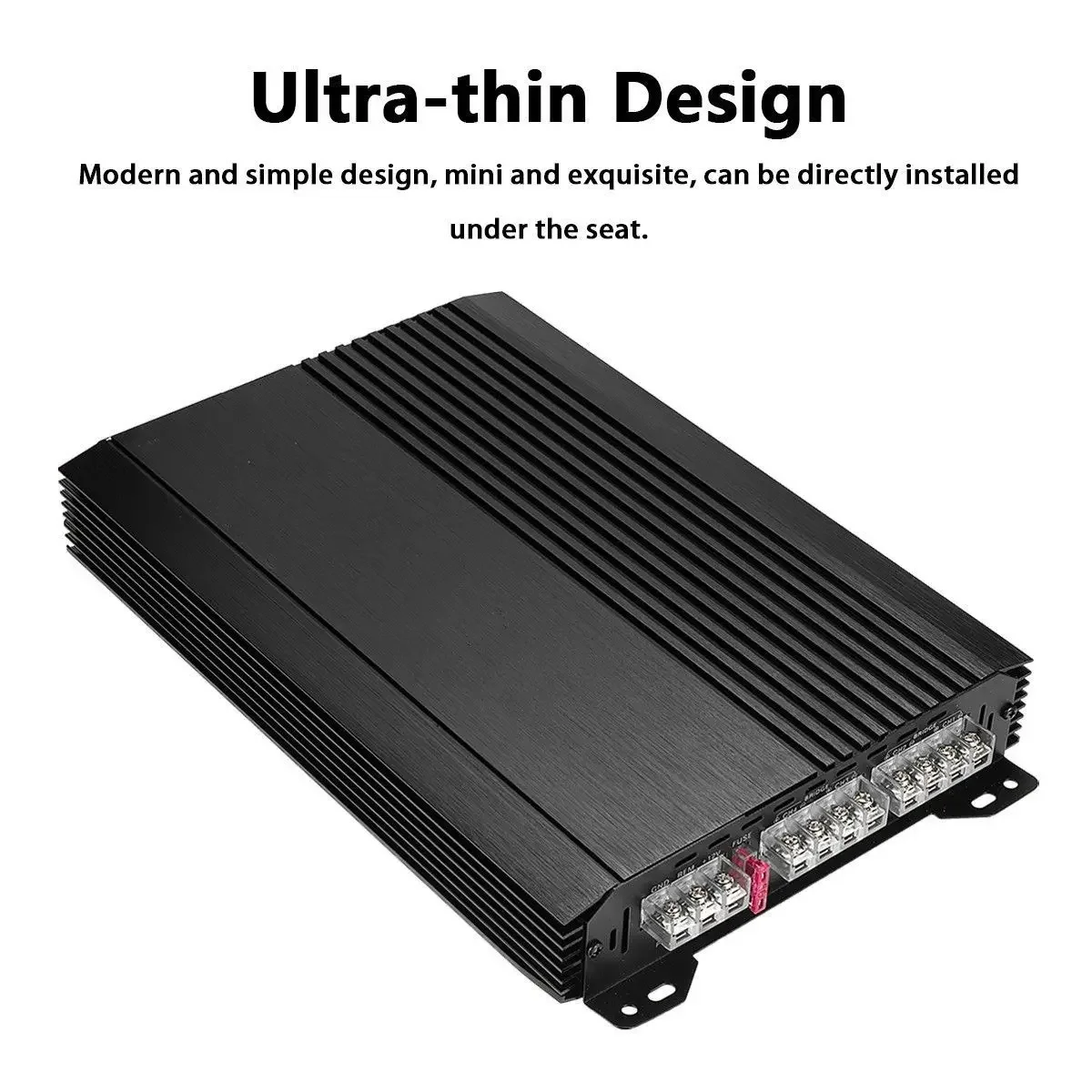 Durable 4-Channel Four-way High-power Vehicle 12V Car Power Amplifier Car Audio Modified Four-way Power Amplifier