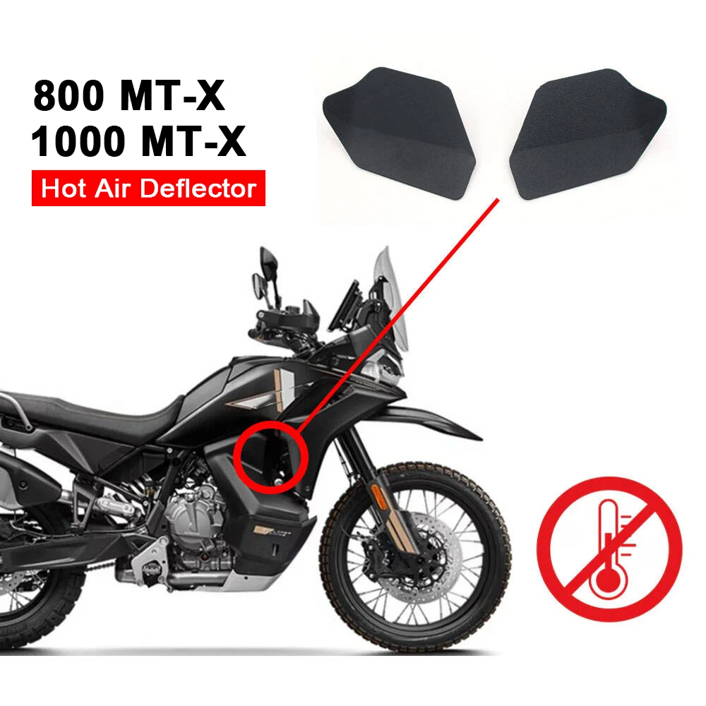 800 MT-X 800MTX Wind Deflectors For CFMOTO 1000 MT-X 1000MTX Motorcycle Hot Air Deflector Exhaust System Middle Heat Shield Cove