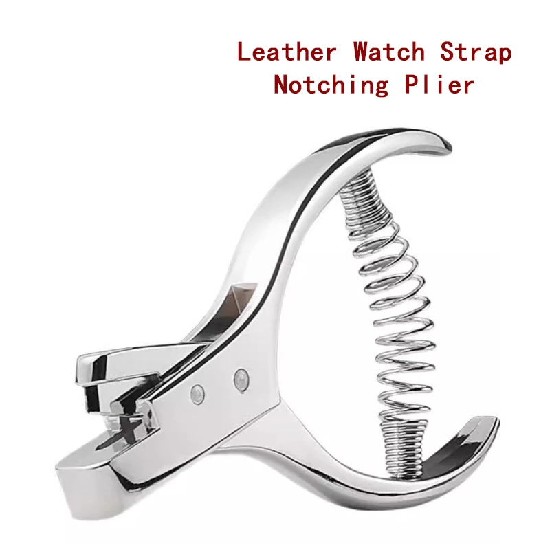 Leather Strap Watchband Notching Plier Incision Cutting Pliers High Quality Leather Watchband Notching Plier Watch Repair Tool