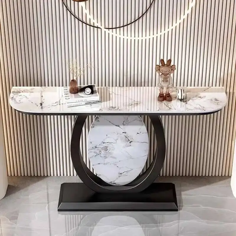

Metal Vintage Marble Nordic Midcentry Console Table Hallway Console Table Luxury Entrance Tisch Wohnzimer Living Room Furniture