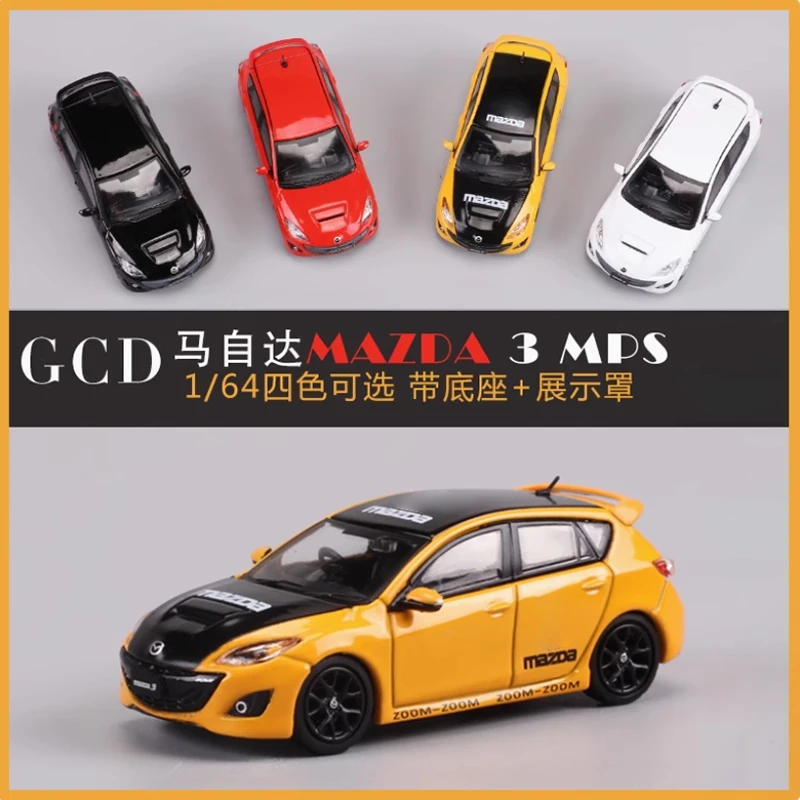 

GCD Diecast 1:64 Scale Mazda 3 MPS Alloy Car Model Static Collection Decorated Holiday Gifts Toys