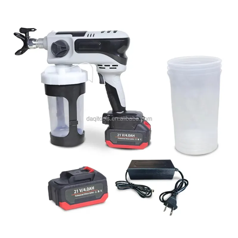 Wall Paint Spray Gun New 400W Brushless Motor Soft Material Hopper Handheld Electric High-quality DIY Painting Tool