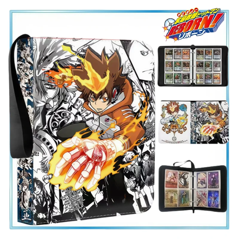 

HITMAN REBORN！card Binder High-end PU Material 400/900pcs Photo Collection Album Large Capacity Anime Peripheral Festival Gifts