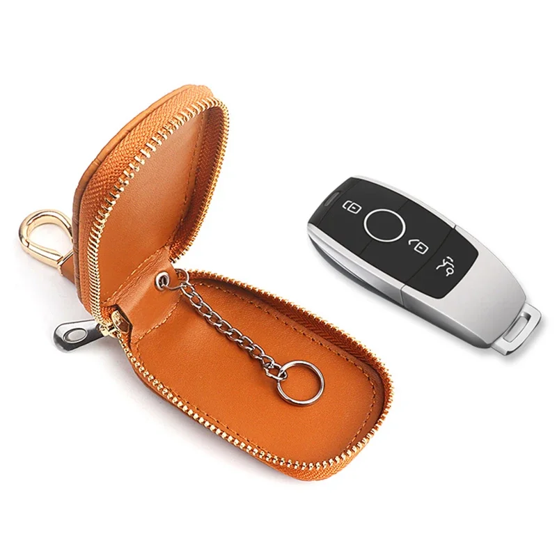 Leather Car Key Cover Case Key Chains Buckle for Infiniti FX35 Q50 G35 G37 G20 QX56 QX50 QX60 QX80 Q45 FX70 I35 Auto Accessories view 4