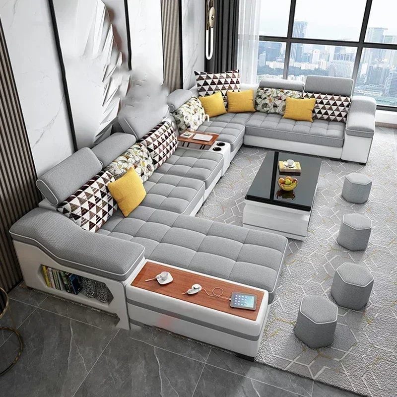 Chair Leather Modern Living Room Comfortable Back Support