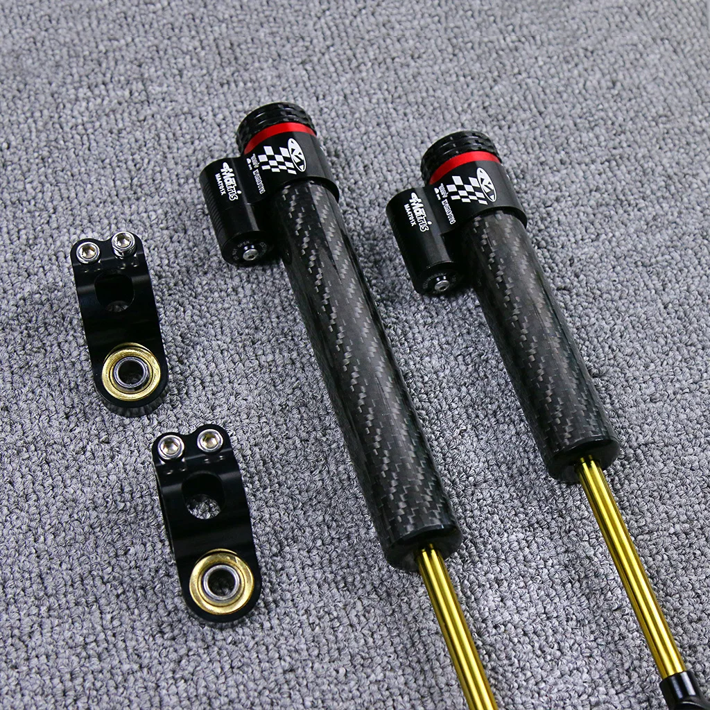 Universal Motorrad 255mm 342mm verstellbarer Dämpfer Lenk stabilisator für Honda Kawasaki Yamaha Carbon Lenk stabilisator