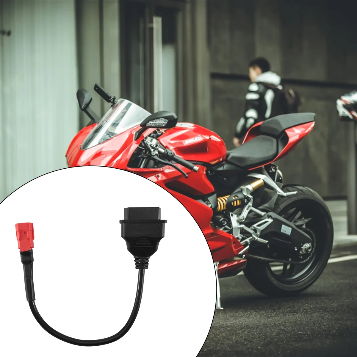 6 إلى 16 دبوس دراجة نارية obd محولات obd2 التشخيص تمديد كابلات موصلات لهوندا ياماها سوزوكي بينيلي - L49A