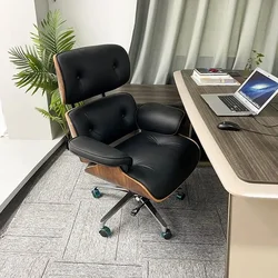 Chaises de bureau en cuir avec rotations Th.com, chaises d'ordinateur, chaises de sport électroniques pour la maison, confortables et durables