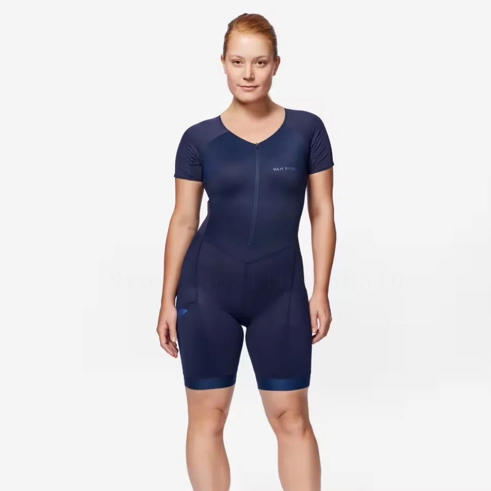 

2026 Women's Triathlon Tri Suit Bike Mtb Short Sleeve Cycling MTB Running Comfortable Jumpsuit Sleeveless Speed Skinsuit Maillot