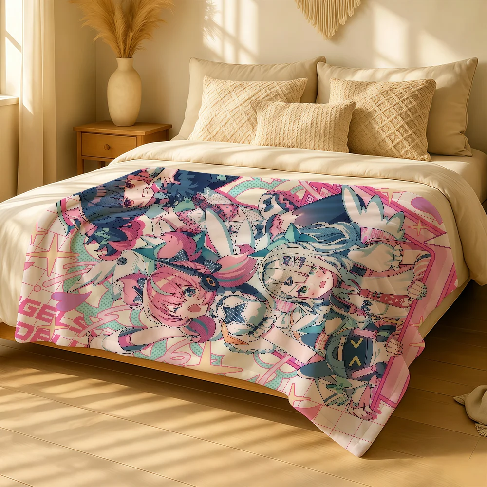Game Angels Of Delusion ZZZ Blanket For Soft Warm Knee For Bedroom Living Room Bed Sofa Camping Picnic Office Gift