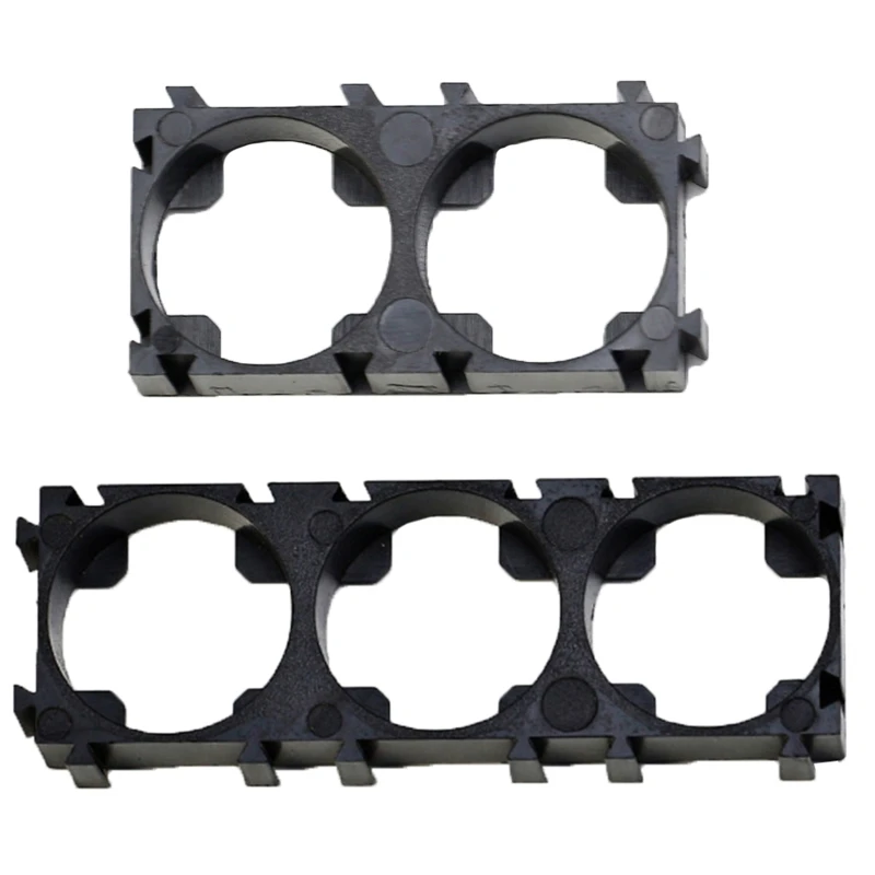 A9LC 10Pcs 21700 Lithium Ion Cell Double Battery Holder Bracket for Battery Pack in Fire-Proof ABS Fixing Accessories image 6