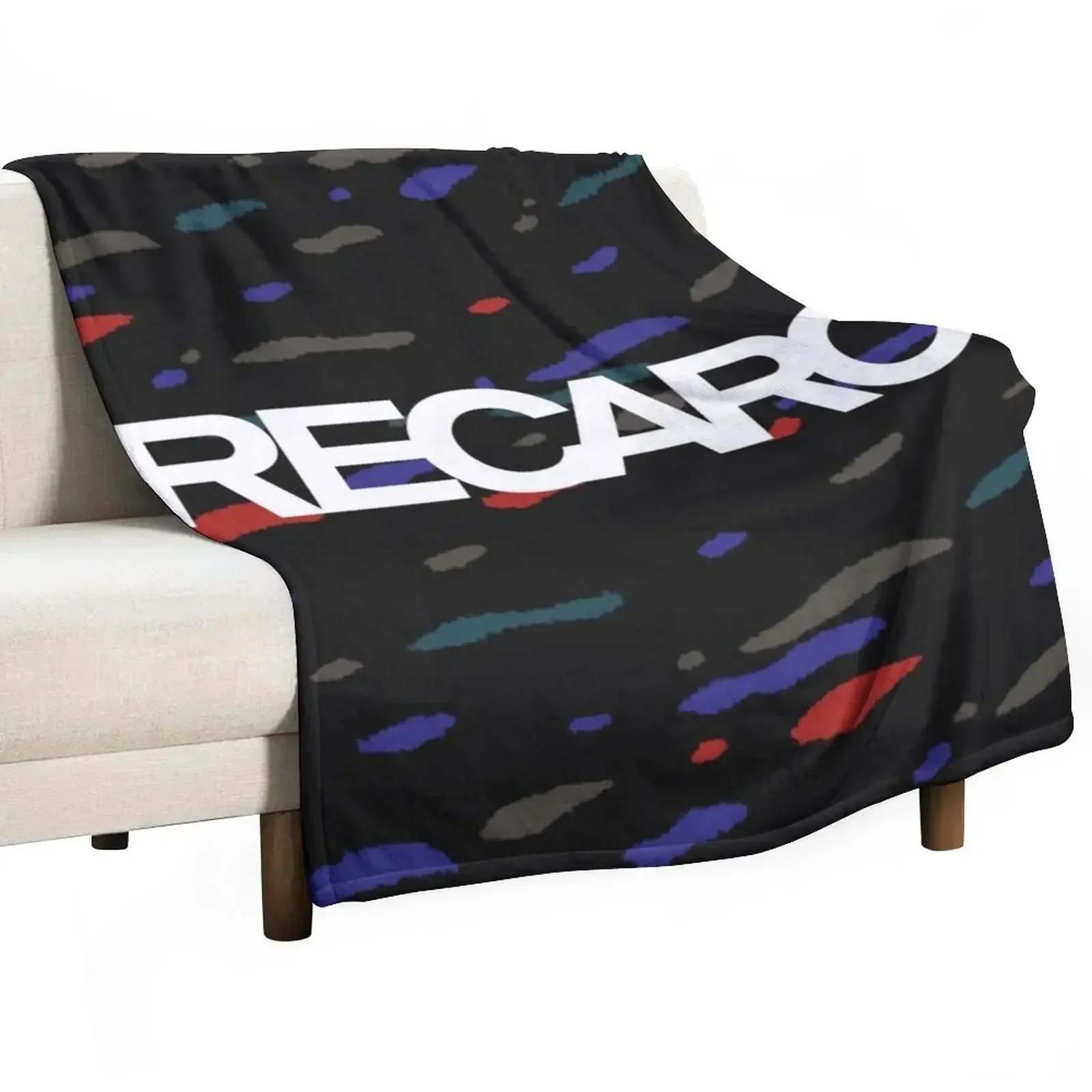 

confetti 90s jdm seat pattern logo Throw Blanket Warm Soft Plaid Blankets