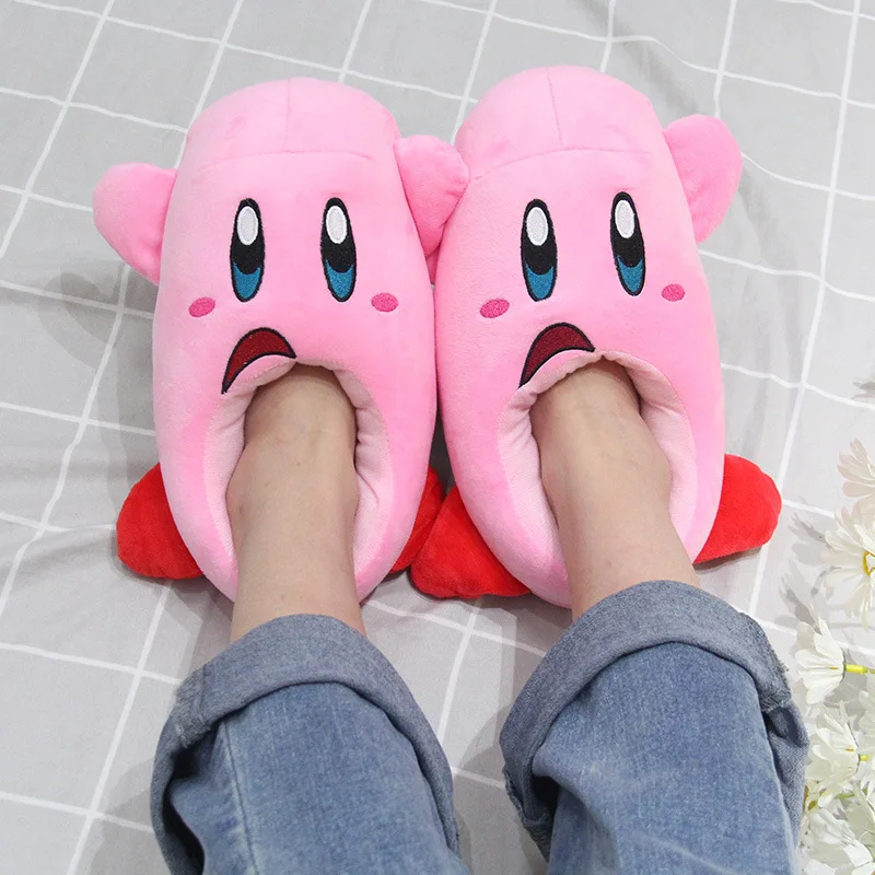 Pink Special Offer Custom Warm Winter Anime Indoor Slippers Lovers Home Slippers Thick Soft Bottom Shoes Wood Floor Lover Shoes