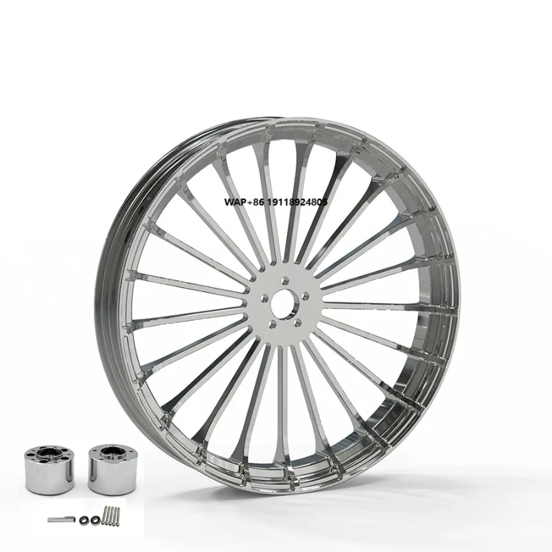 New VIMAS Aluminum 6061 T6 Chrome Forged Motorcycle Wheel for Touring Street Glide/ Road Glide 2008+ Front Anodic