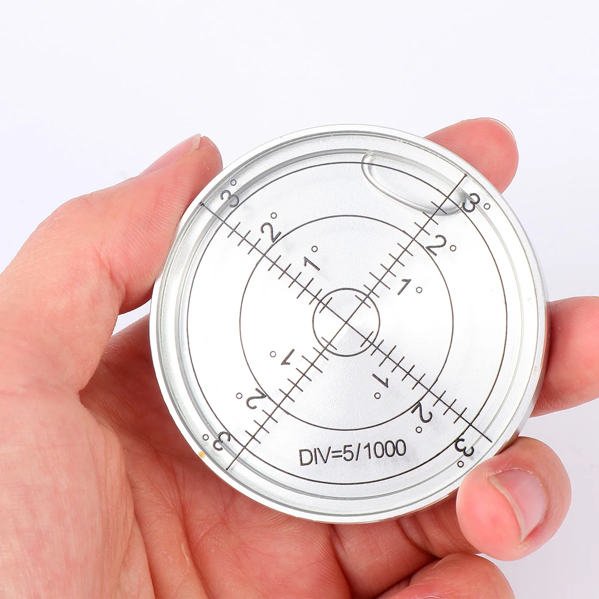 金属液体円形水準器小型耐久性のあるポータブル水平気泡水準器測量マッピング建設用